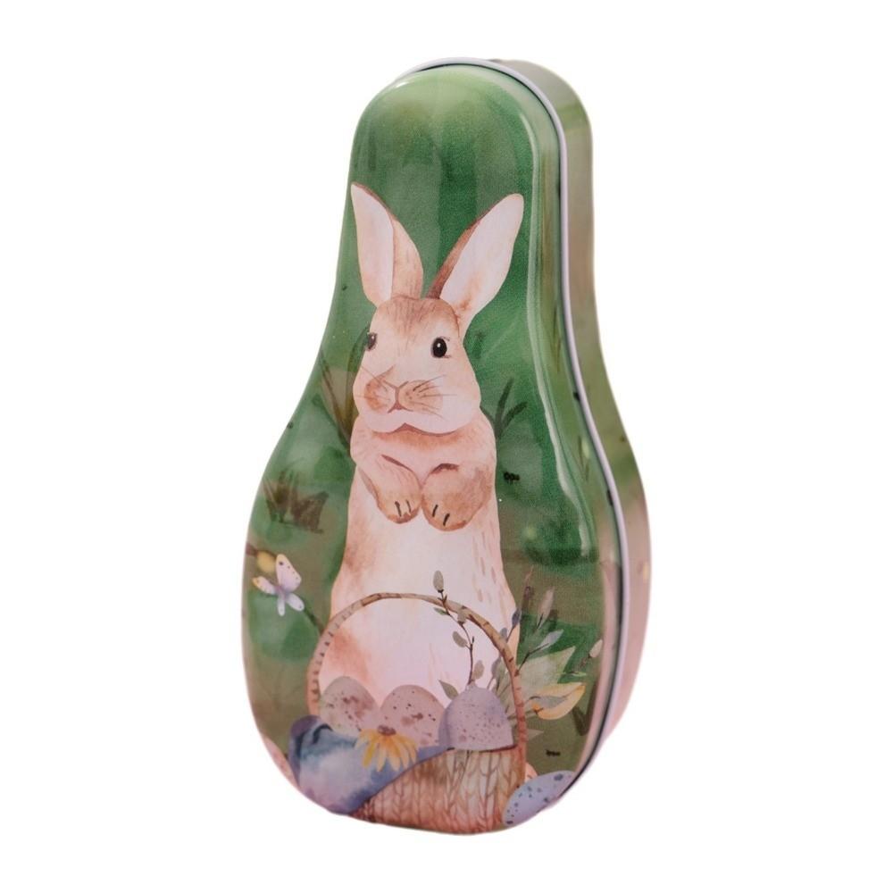 Винтажная жестяная коробка для пасхального яйца Мультяшная жестяная коробка для конфет Жестяная коробка для печенья Праздничные мероприятия