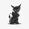 Black Cat Alice Madness Returns Cheshire Cat Alices Ad Iron On Heat Transfer Printing Vinyl Patches Sticker for Clothes DIY Appliques Washable Patches