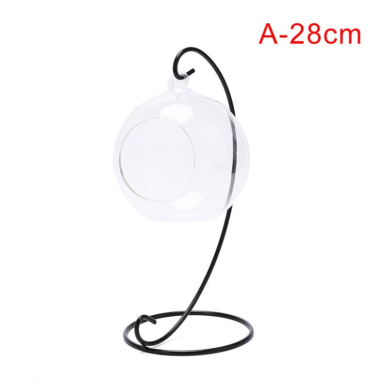 Прочный модный прозрачный стеклянный шар ваза пейзажный стеклянный контейнер мясистый подвесной контейнер для цветочного горшка