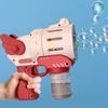 Electric Bubble Machine Flashing Light Music for Children, Automatic Bubble Blower Soap Water Bubbles Maker Kid Gift Outdoor Toy