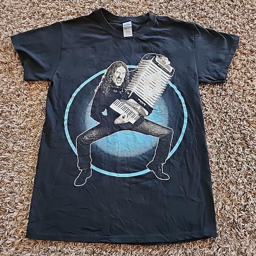 Weird Al Yankovic Cotton Black Shirt Unisex Concert S to 5XL BO828 Unisex T-Shirt