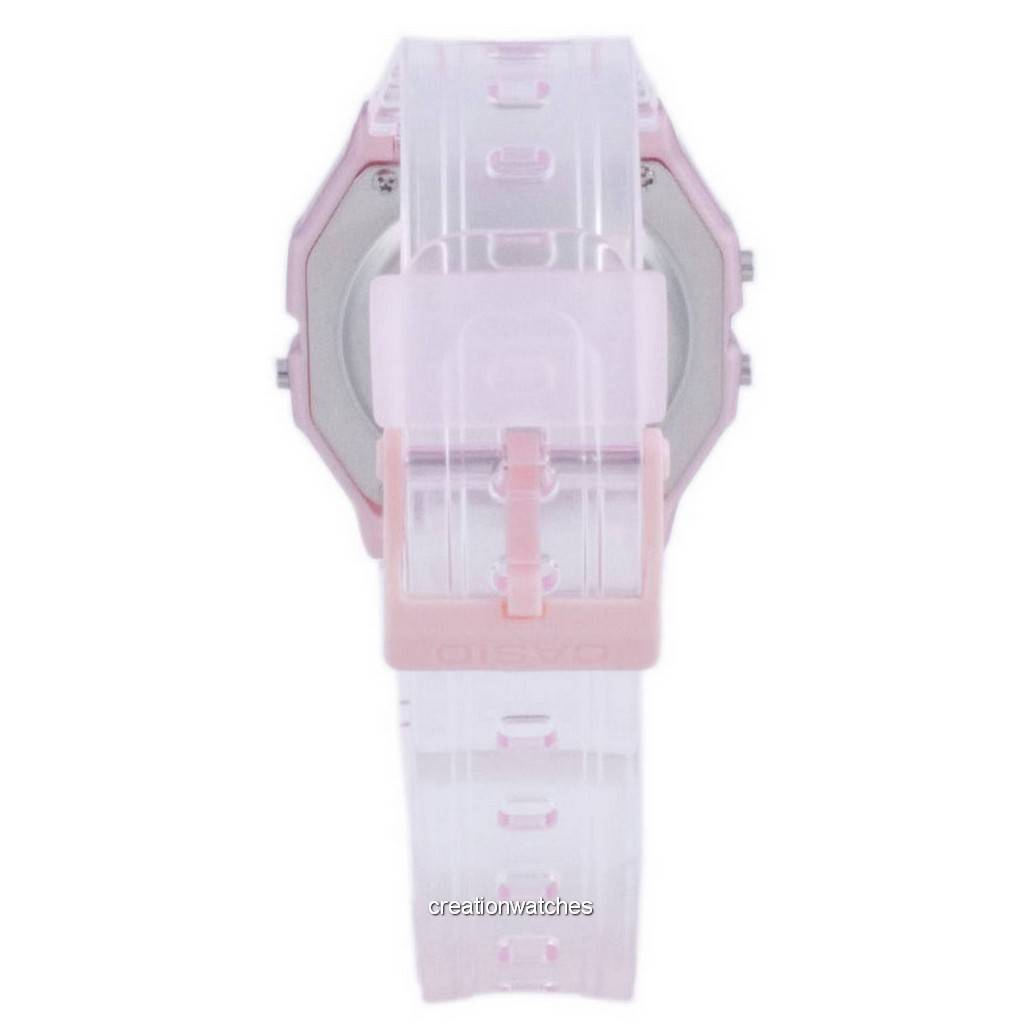 Casio Youth Pink Resin Digital F-91WS-4 F91WS-4 Часы унисекс