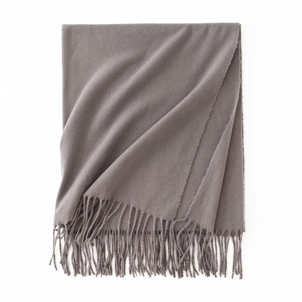 Cashmere Feel Scarf Autumn and Winter Korean Imitation Cashmere Girls High End Shawl Warm Scarf