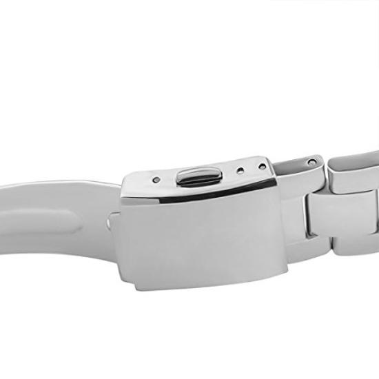 GRANDEUR Сделанные в Японии Водонепроницаемые до 10 АТМ Часы-хронограф с браслетом из нержавеющей стали JGR004W5 Синий [GRANDEUR] Мужские