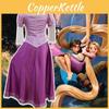 Elegant Adult Fairytale Princess Tangled Rapunzel Cosplay Costume For Halloween Parties