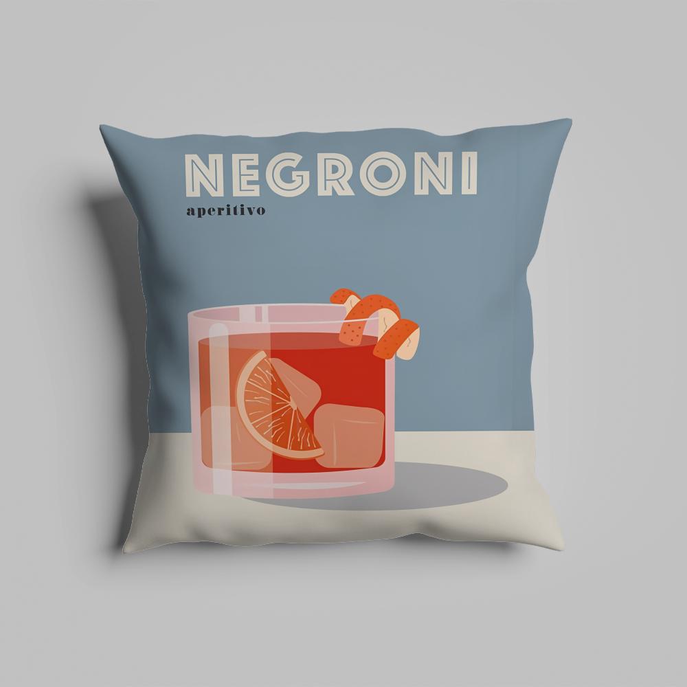 Pillow Case luxurious home office, sofa decorative Multi sized car seat cushions, pillowcases Negroni Cocktail