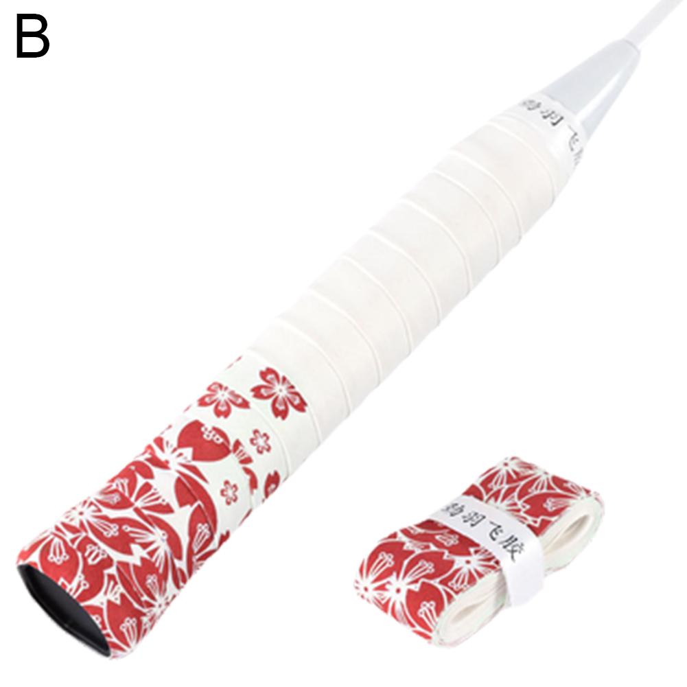 Обергрип для бадминтонной ракетки «Лепестки сакуры», нескользящий, влагопоглощающий, противоскользящий, латексный амортизирующий грип-лента для бадминтона, сквоша