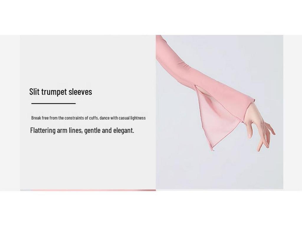 Взрослый женский этнический танцевальный топ из марли с бабочками для современного и классического танца