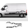 2 шт. боковые наклейки на дверь автомобиля для Renault Master NV400 Van Camper Mountain Graphics наклейки Movano Conversion Auto