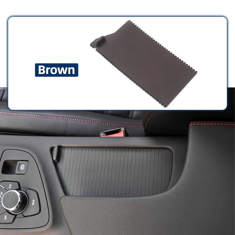 For Buick Regal Center Console Water Cup Holder Slide Roller Blind Cover Curtain Accessories 2009-2015 22743354 Black Coffee