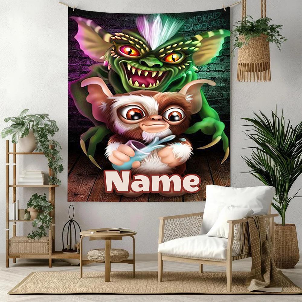 Warnermedia Custom Your Name Wall Decor Tapestry Art For Pet Memorial Birthdaywedding Party Backdrop Family Gift