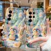 Phone Case: 2D flat, suitable for Samsung Galaxy A34 A35 M05 M06 S20 S22 S21 FE Plus 5G protective case, snowy mountain little penguin, perfect Christ