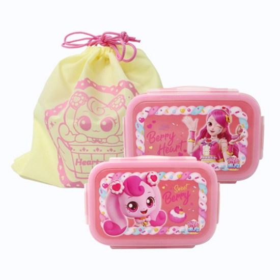 Leburn Baby's Sweet and Sour Catch Tinniping Picnic 2-уровневый ланч-бокс + сумка, популярный персонаж в Корее