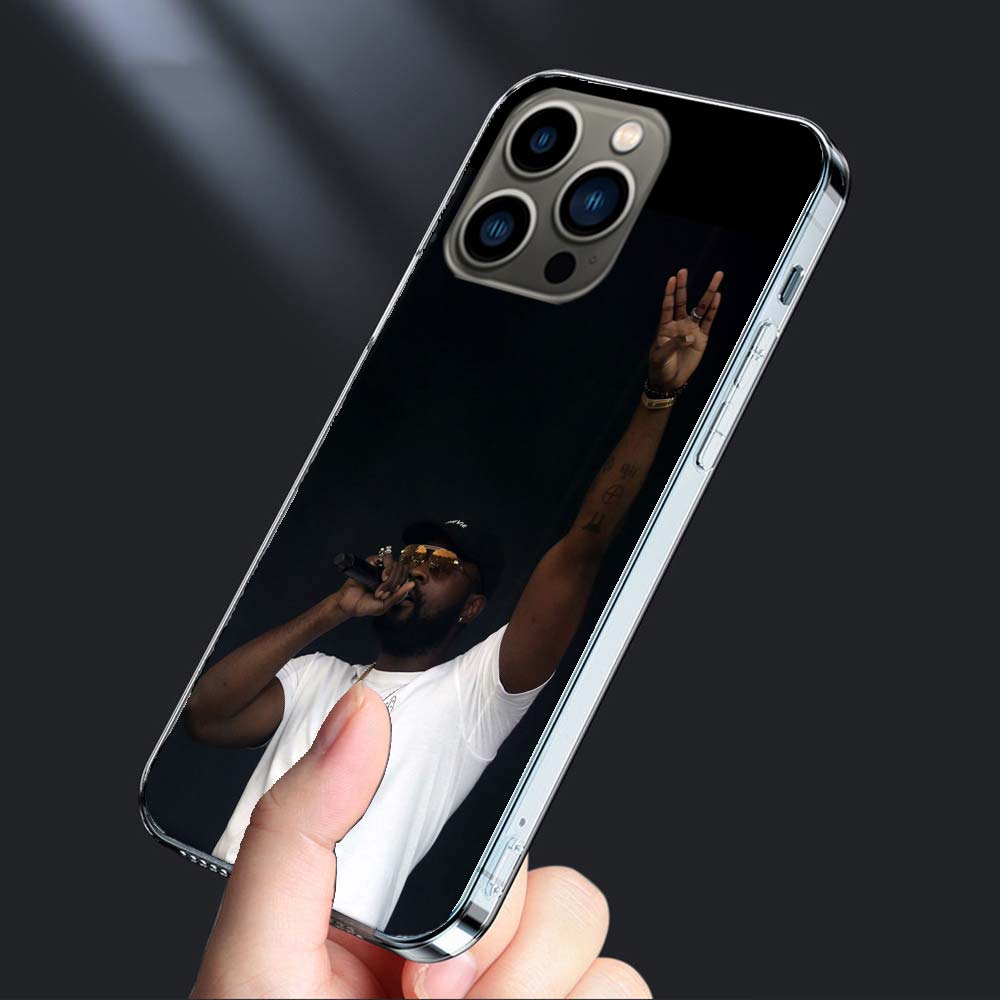 Чехол для телефона рэпера Damso для iPhone 16E 15 Pro 14 Plus 17E 16 17 Pro Max Air 11 12 13 Mini Ударопрочный Capa Милый чехол TPU Прозрачный