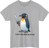 Flight was never an option tshirt funny penguin dark humour meme gift tee top