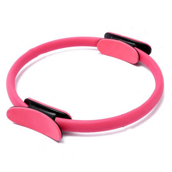 Pilates Ring Anti-slip Handle Pelvic Floor Muscle Trainer Thigh Workout Toner Elastic Resistance Band Pilates Circle Home Gym Fitness Equipment