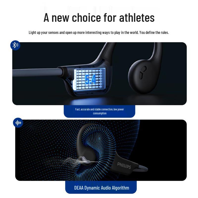 Philips TAA1708 Bone Conduction Sport Headphones