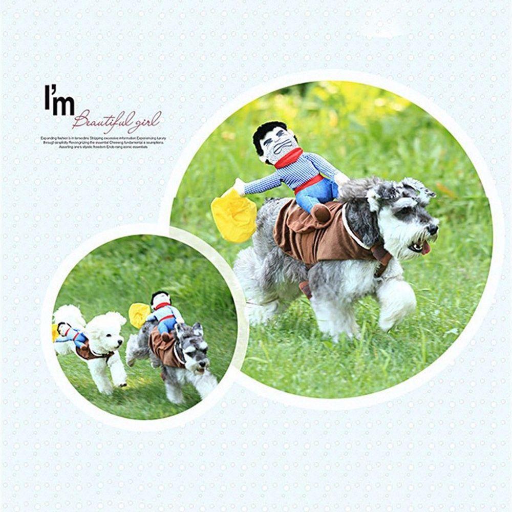 Clothes Pet Outfit with Doll Dog Costumes Pet Supplies Halloween Decoration Haalloween Dog Clothes