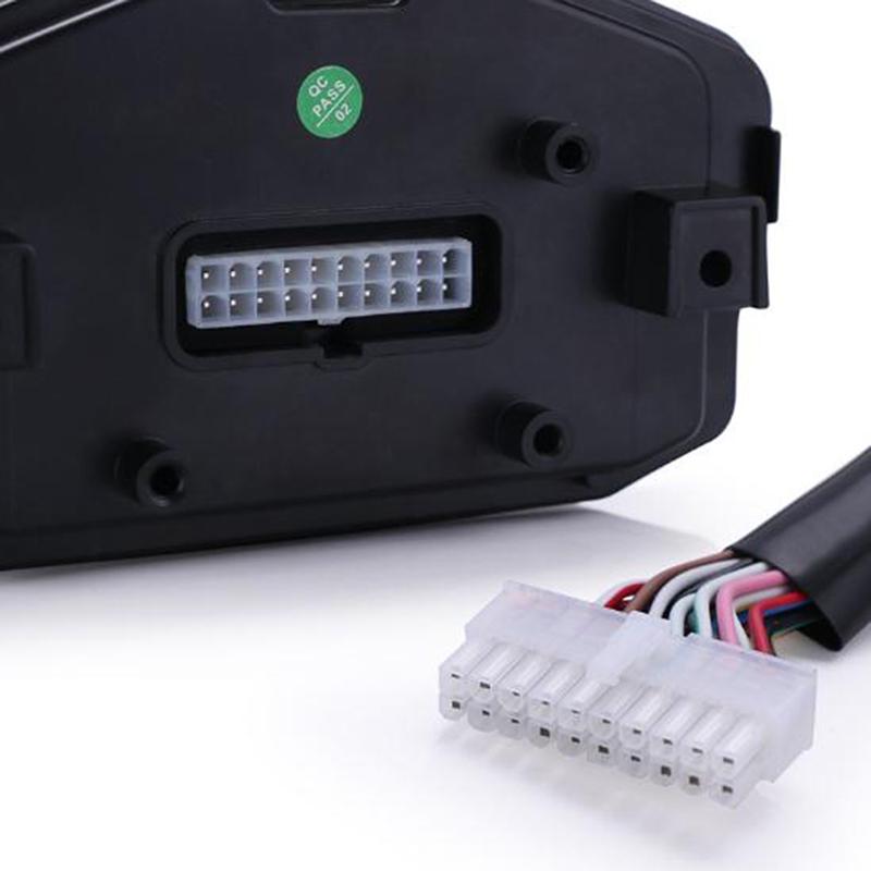 Универсальный мотоцикл ЖК-цифровой тахометр светодиодный спидометр одометр