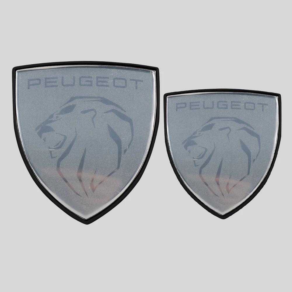 Автомобильная наклейка 2025 Горячий автомобиль Оригинальная эмблема на капот Декаль Аксессуары для Peugeot 308 408 508 RCZ 205 208 3008 2008 108 206 207