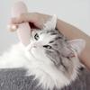 [Groomy Настоящий] Массажная щетка-расческа для кошек, игрушка для ухода за шерстью домашних животных
