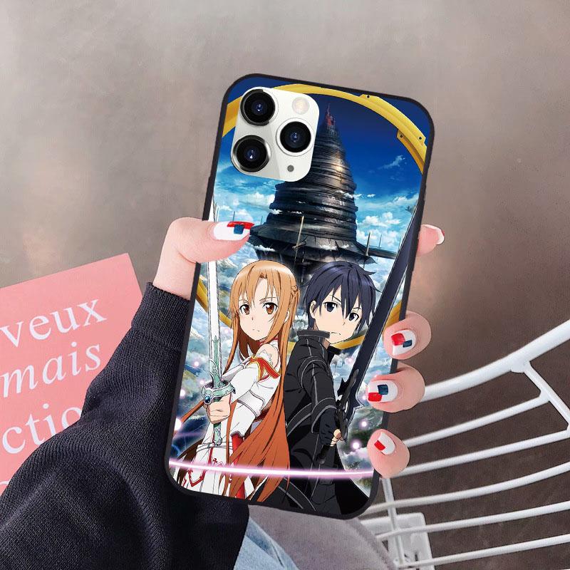 Для Huawei P30 P20 P40 Lite EP Smart Y6 Y7 A Y9 Prime 2019 2021 Honor 10i 10 8A 8X 9X 50 Pro Mate 20 Nova 5T Sword Art TPU чехол