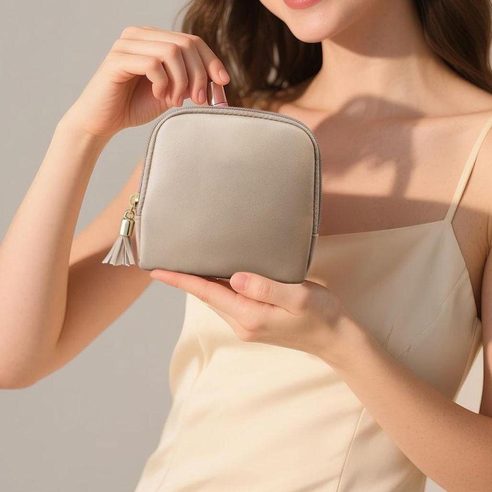Earrings Bracelet Jewelry Packing Bag PU Leather Jewelry Holder Fashion Mini Cosmetic Bag Travel
