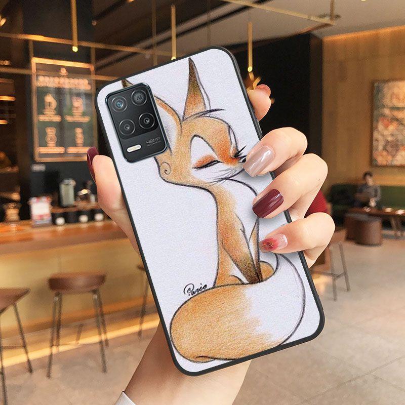 Чехол Funda Fox Soft Shell для телефона для oppo Realme 8Pro 6PRO 6i 7pro 9i 9pro C11 C21Y C21 C25Y C25S C3 Q3S XT, чехлы
