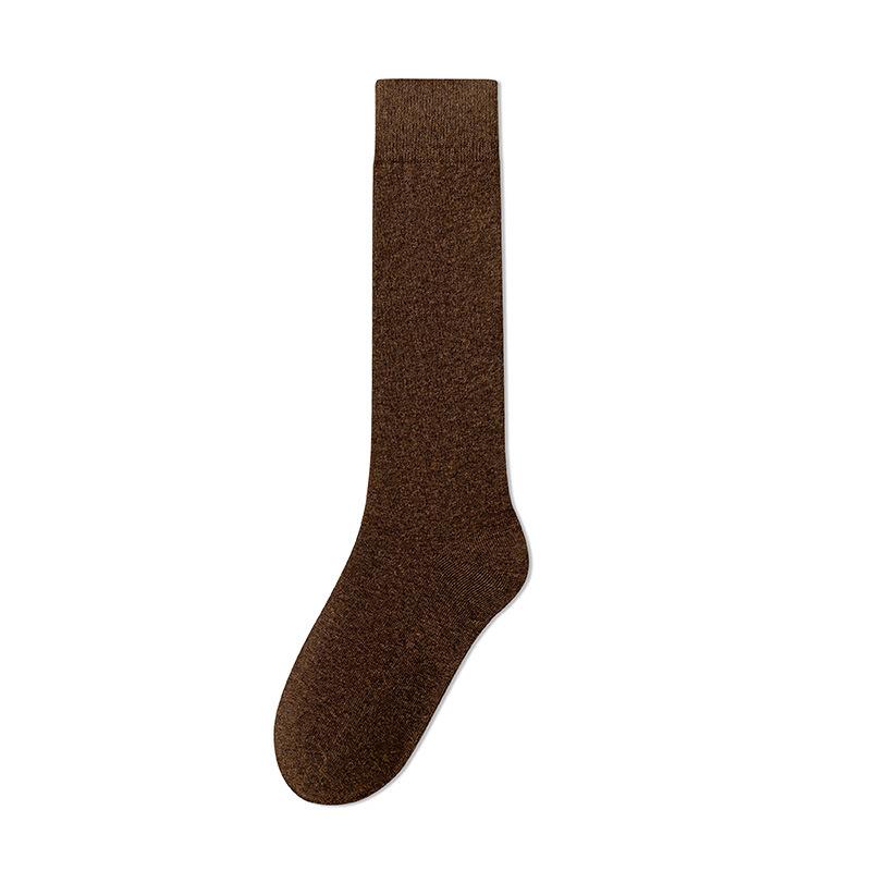 Женские осенне-зимние однотонные компрессионные носки для похудения ног