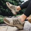 2025 Новые мужские походные ботинки Замшевая кожа Обувь для улицы Износостойкие Мужские Треккинговые Пешие Охотничьи Тактические Кроссовки