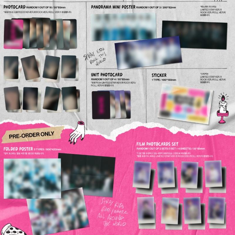 Stray Kids   Music Star Mini Album  Rock Ver.  Roll Ver. 