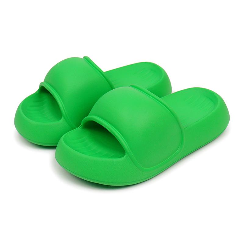 Новинка 2024 года, летние женские тапочки на толстой подошве, мягкие и удобные тапочки для ванной, дома, отдыха, пляжа, противоскользящие и износостойкие тапочки