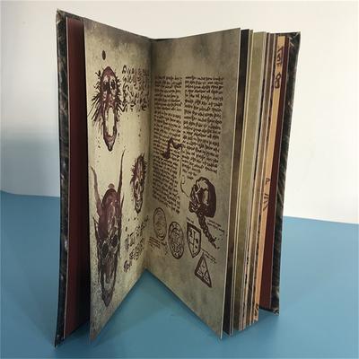 Книга темной магии Некрономикона, книга призыва демонов, зловещих мертвецов, книга для алтарной церемонии, реквизит, коллекция книг, украшение для рабочего стола в гостиной