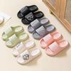 Slippers Female Summer Home Thick Bottom Non-slip Anti-odor Bathroom Sandals Male Cartoon Home Sandals