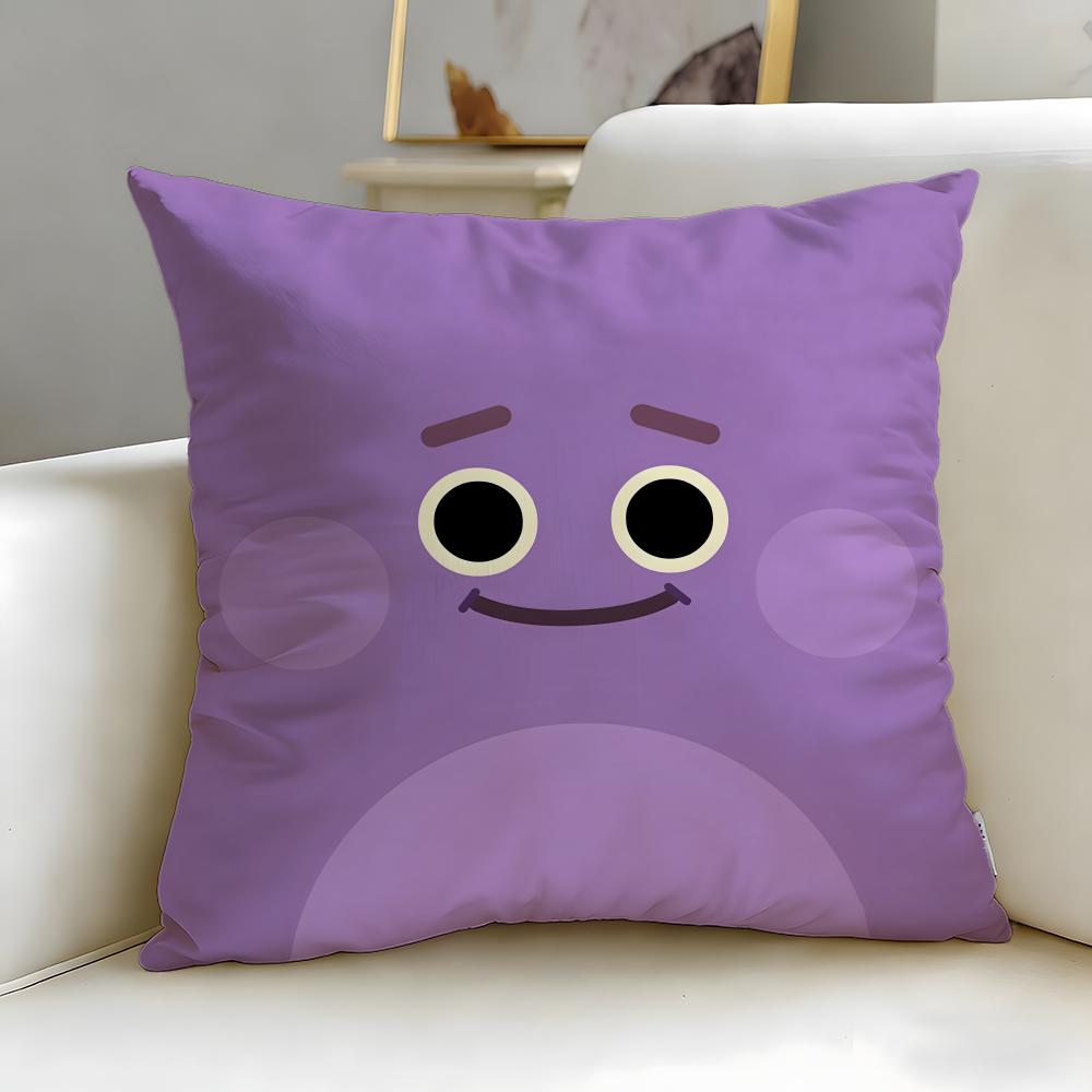 classic cartoon The Bumble Nums Cushion Cover Soft EasyWash Pillow Case Versatile for Couch Bed Travel and Office