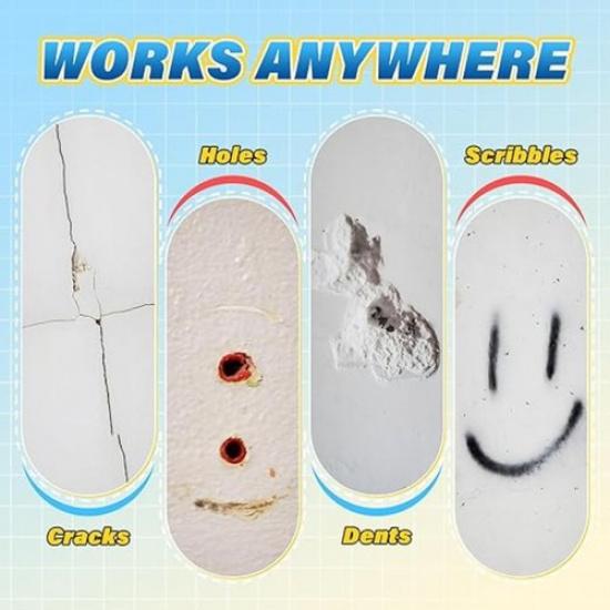 Набор для ремонта гипсокартона - Быстросохнущий, 9 шт. Шпаклевка для ремонта стен с шпаклевкой и