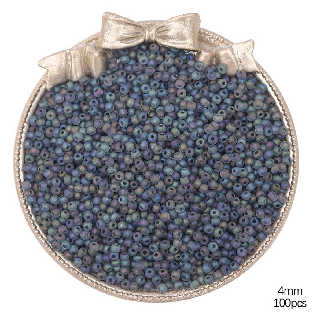 Высококачественные матовые стеклянные бусины-бисер разных цветов для изготовления украшений своими руками