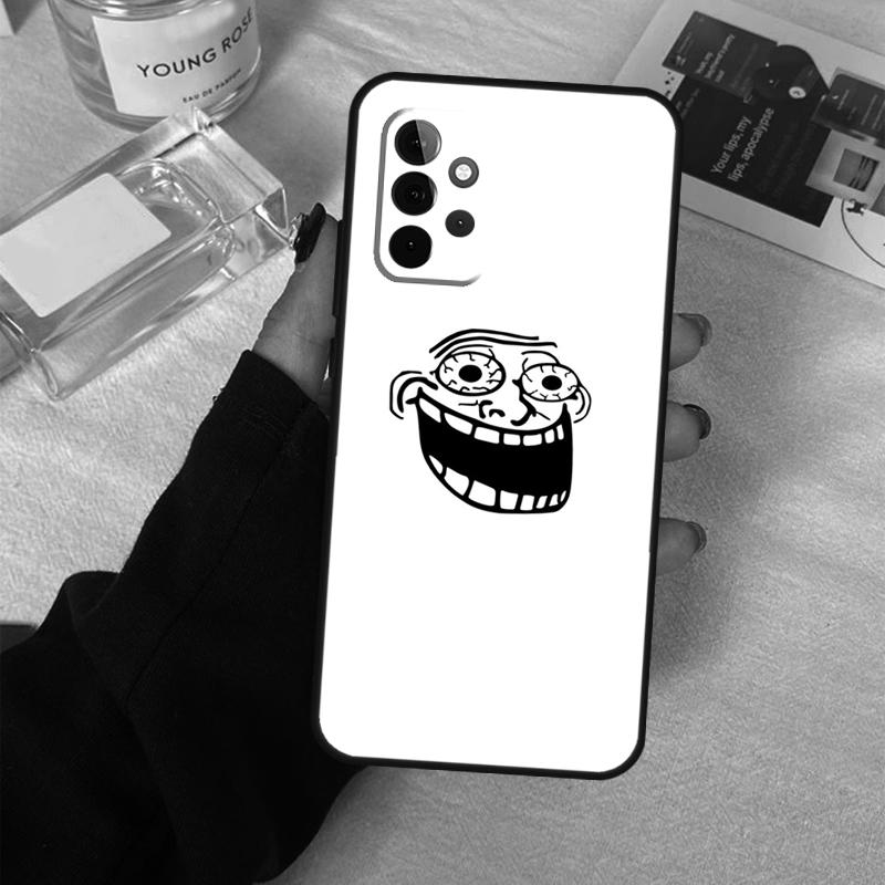 Чехол Meme Troll Face для Samsung Galaxy A14 A24 A34 A54 A51 A71 A13 A23 A33 A53 A73 A12 A22 A32 A52