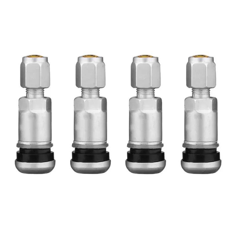 4pcs Car Tubeless Wheel Tyre Valve Stems Aluminum Alloy Car Tubeless Wheel Tire Valve Stem Cap Automobiles Accessories