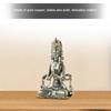 Домашний Будда Украшение Гостиная Офис Поделка Миниатюрная Статуэтка Медная Декорация Стол Ручная работа Удобный