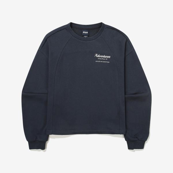 Fila Semi Crop Graphic Sweatshirt