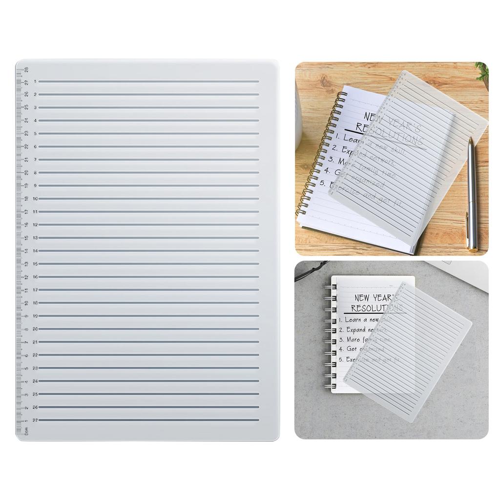 Straight Line Stencil Templates Line Drawing Stencil Lettering Guide Templates College Ruled Spacing 27/30/33 Line Scale