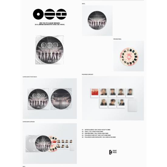 LP Версия 613 Ограниченное Издание Picture Disc Винил Версия BTS