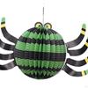 3Pcs Halloween Paper Lantern Hanging Ornament for Outdoor Indoor Doors Walls