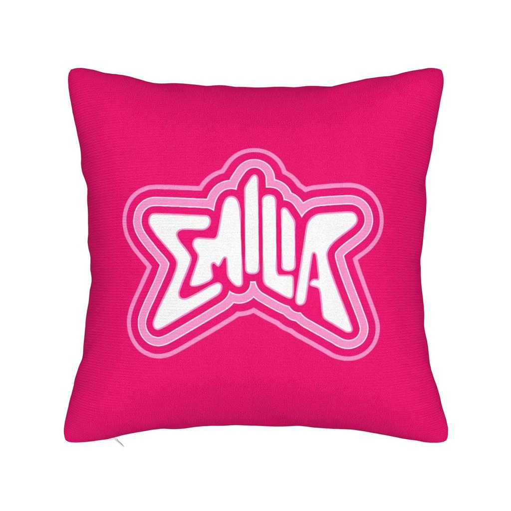 Emilia Music Square Pillow Covers Polyester Home Cushion Cover Cool Decor Pillow Cover 4545