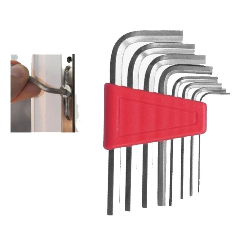 Flat Head Small Allen Key Wrench Set Hex Short Arm Tool Portable Bicycle Allen Spanner Repair Tools