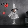 Cool Halloween Patterns Witch Doll with Bells And Sequins, Fabric Hanging Reusable Decor Decoration for Tree, Party, Home, Window Festive Accessories