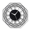 Clock for Home, Office, Living Room, Bedroom, Kids Room and Kitchen (35 X 35 Cm) | Stylish Latest Home Decor | Black Color (Battery Included) - Analog
