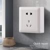 20mm Light Switch Surround Single Socket Spacer Electrical Installation Accessory for Enhances Wall Depth Solution