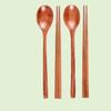 Comet Lacquered Wooden Spoon/Chopstick 2-Set